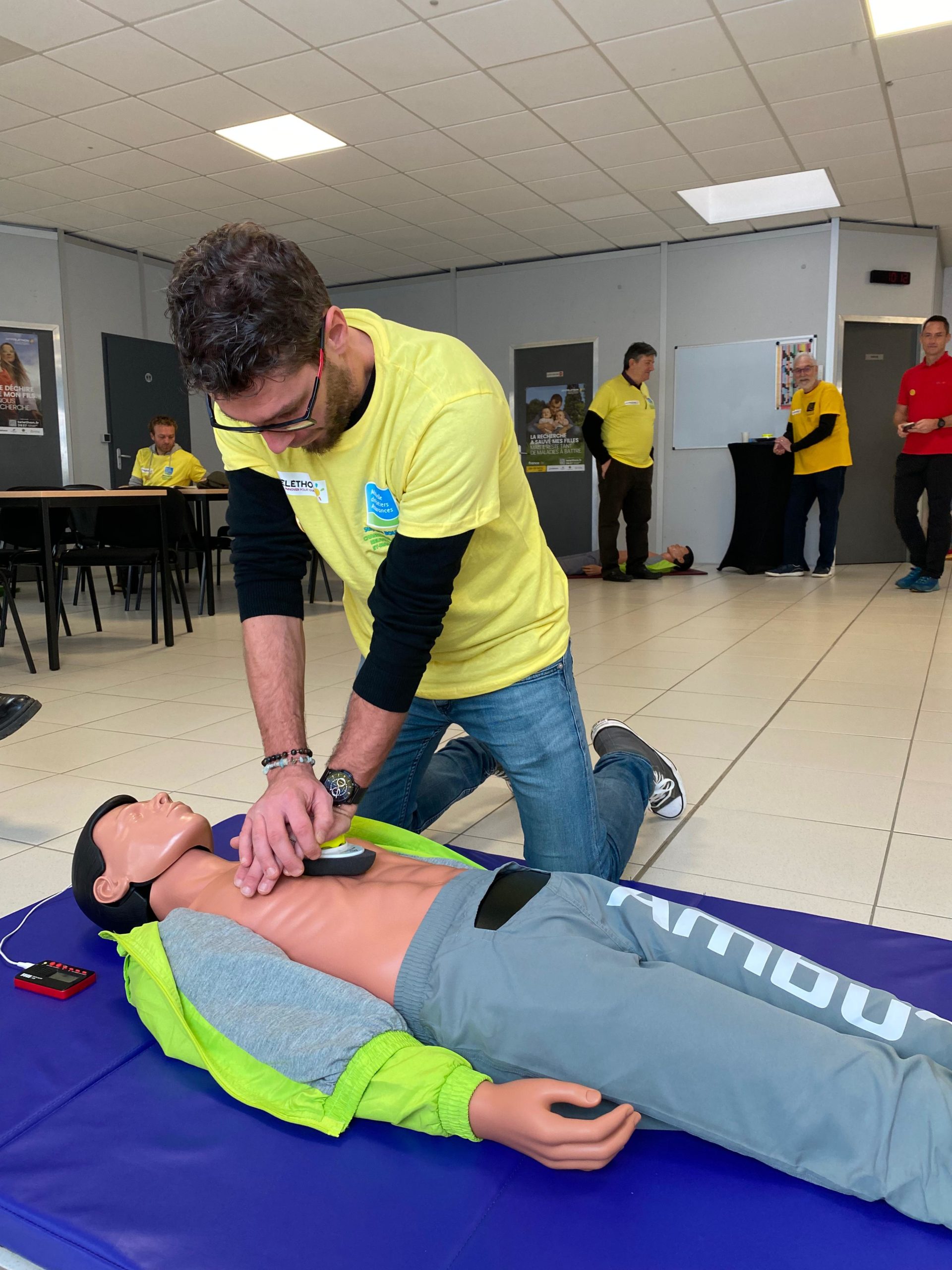 Mathieu Bodin, Vital'Incendie lors du record du monde du massage cardiaque le plus long